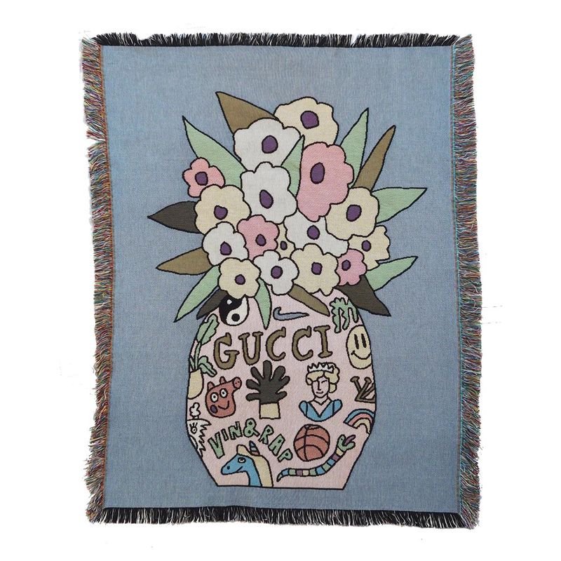 GUCCI FLOWERS wall tapestry